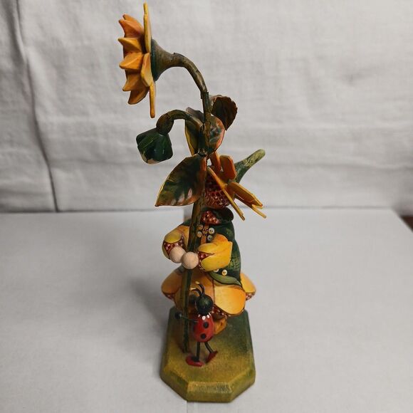 Kathe Wohlfahrt Kindertraum  1997 Sunflower Girl Limited Edition 127/300 - Picture 4 of 12